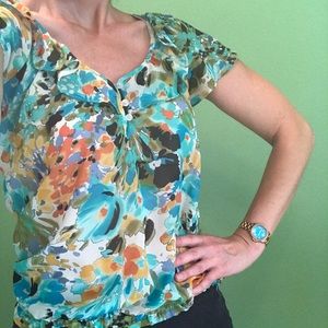 Flirty Floral Blouse